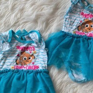 Nemo Little GIrl Onesies